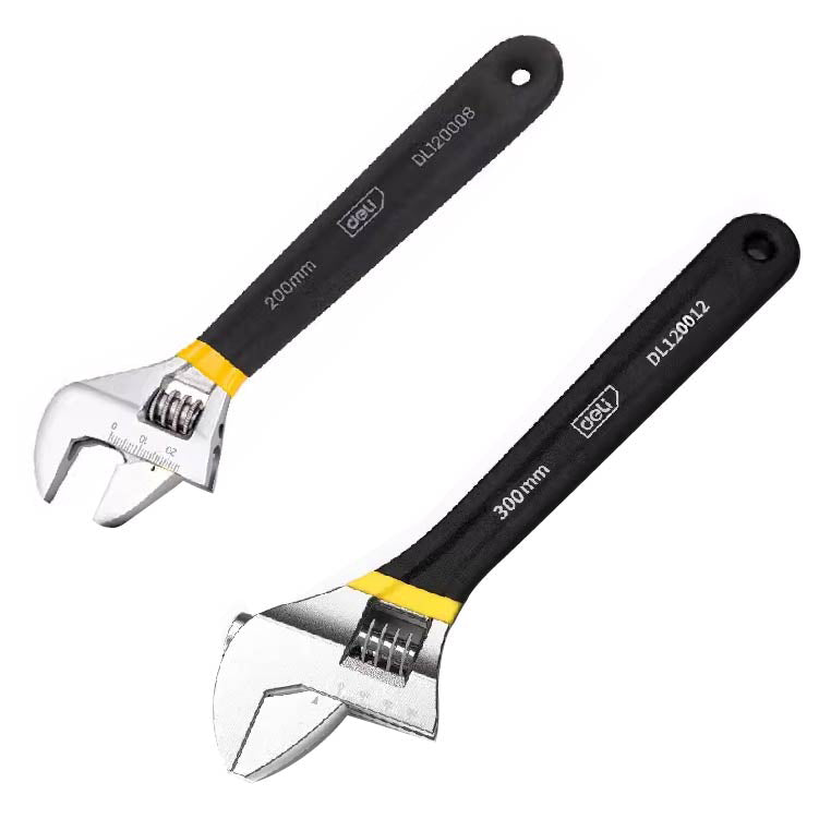 Deli Anti-slip Adjustable Wrench(Spanner) 得力防滑活動扳手(士巴拿)