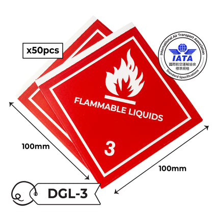 IATA Dangerous Goods Label Sticker 國際航空標準危險品標籤