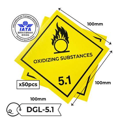 IATA Dangerous Goods Label Sticker 國際航空標準危險品標籤