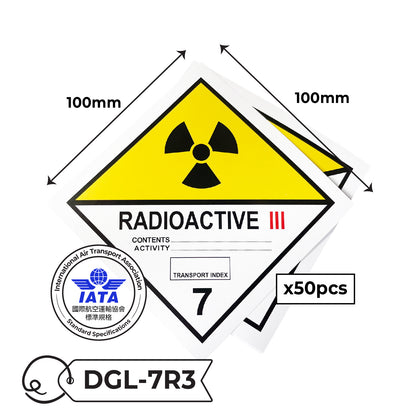 IATA Dangerous Goods Label Sticker 國際航空標準危險品標籤