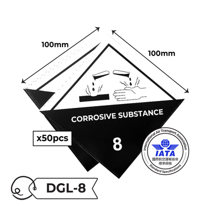 IATA Dangerous Goods Label Sticker 國際航空標準危險品標籤