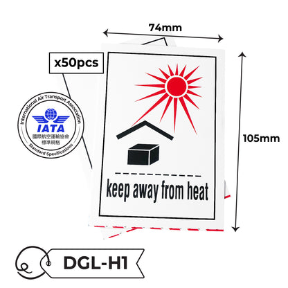 IATA Dangerous Goods Label Sticker 國際航空標準危險品標籤